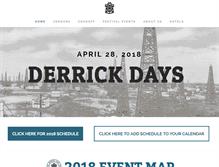 Tablet Screenshot of derrickdays.com
